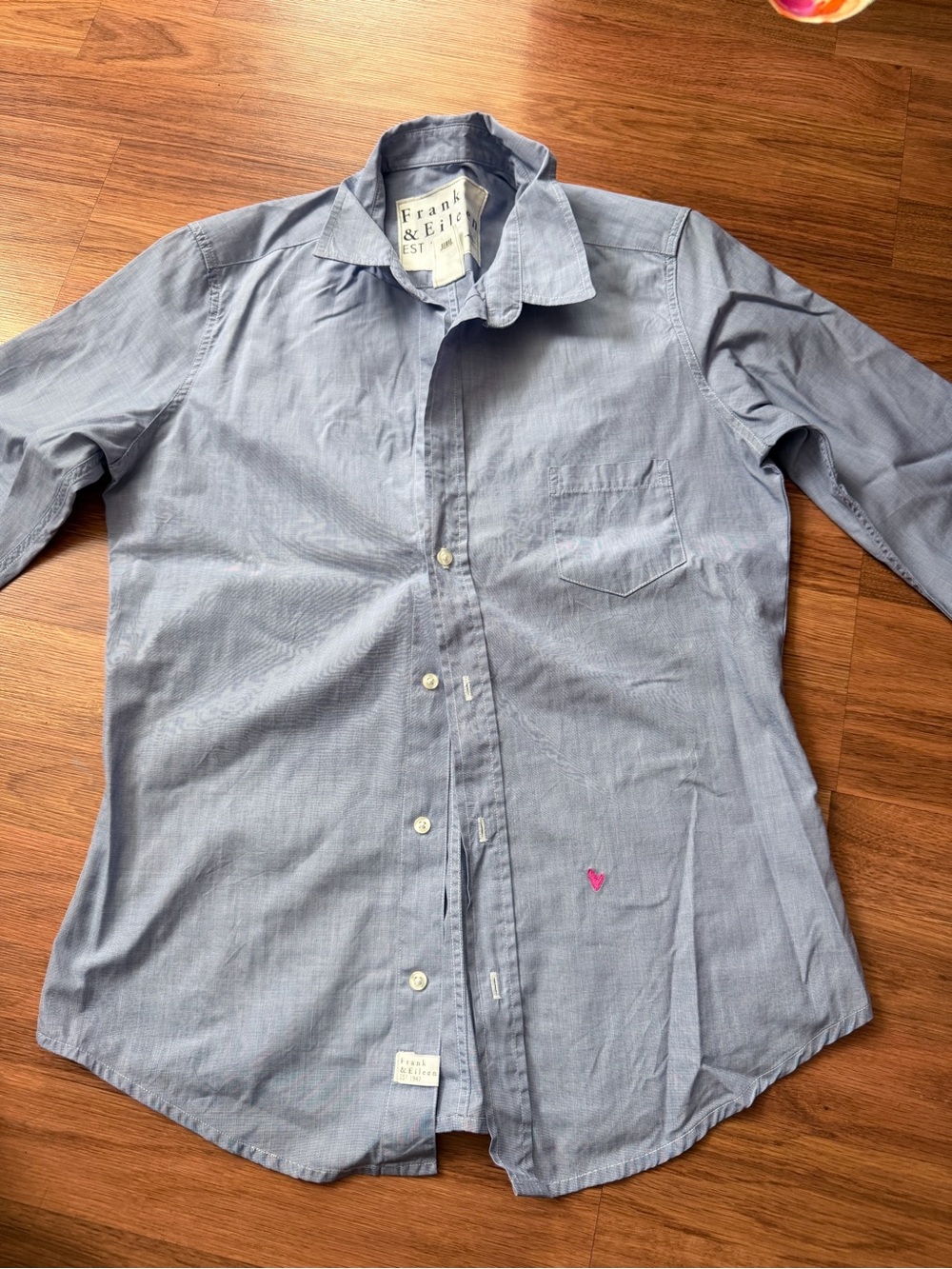 Frank & Eileen Light Blue Men’s Casual Button-Down Shirt